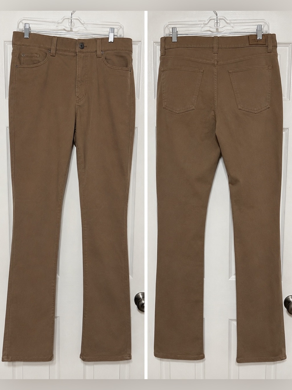 Union Comfort Flex men’s casual pants Size 38x32 EUC Deep Kahki/Taupe